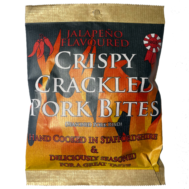 RayGray Crispy Crackled Pork Bites (Jalapeno) 20x 65g