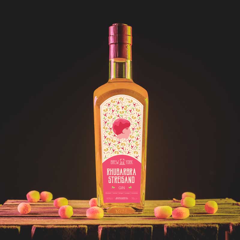Brew York - Rhubarbra Streisand Gin 70cl