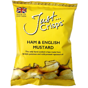 Just Crisps - Ham & Mustard Crisps 24 Pack