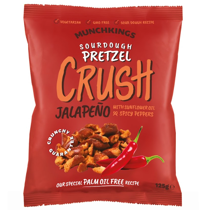 Munchkings - Jalapeno Pretzel Crush 125G (9 Pack)