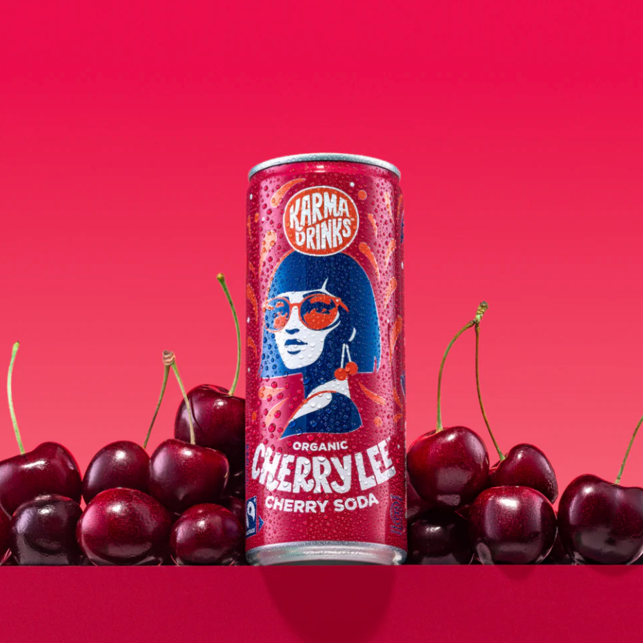 Karma - Cherry Soda 250ml Cans (24 pack)