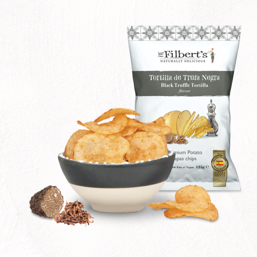 Mr Filberts - Black Truffle Crisps 10 x 125g