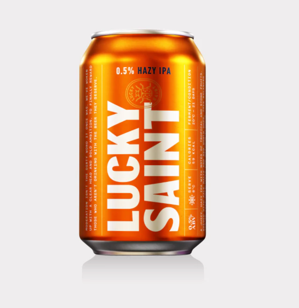 Lucky Saint - Unfiltered IPA 330ml Cans (24 Pack)