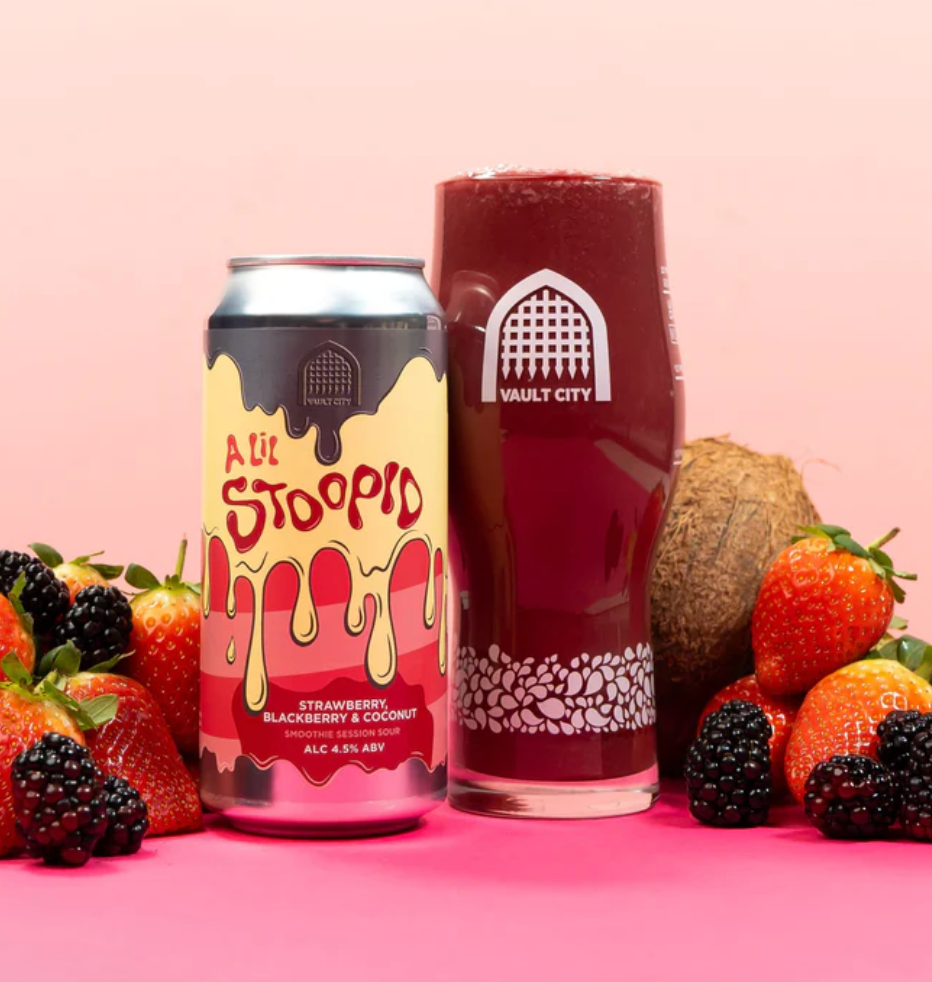 Vault City - A Lil Stoopid: Strawberry, Blackberry & Coconut 440ml