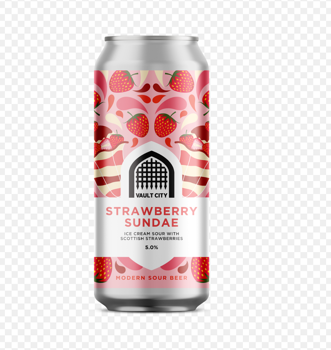 Vault City - Strawberry Sundae 440ml