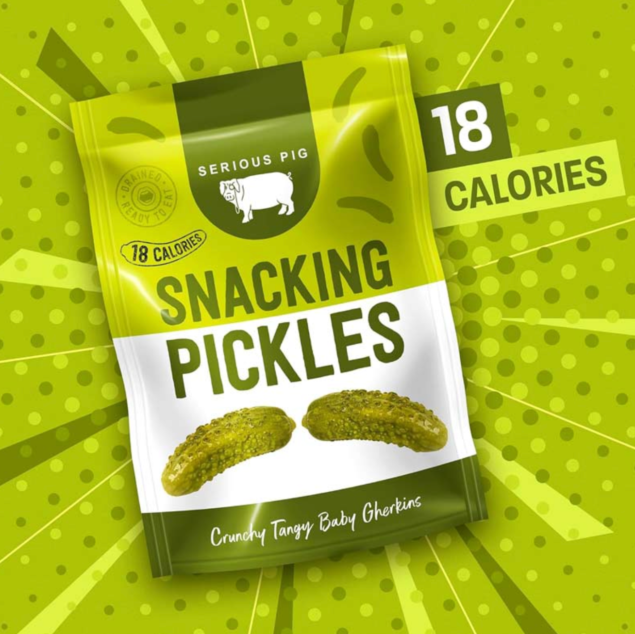 Serious Pig - Snacking Pickles 24 Pack