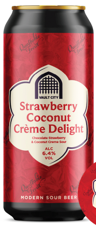 Vault City - Strawberry Coconut Crème Delight 440ml
