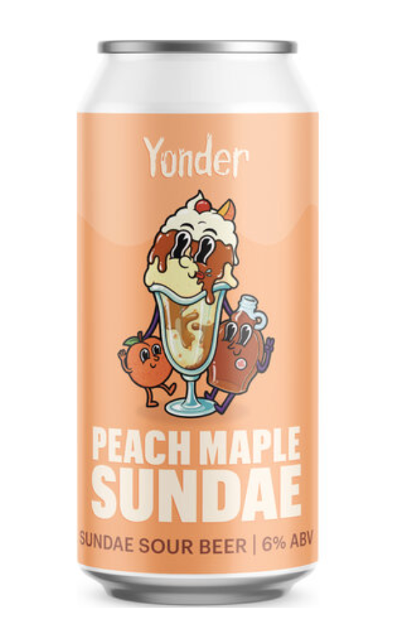 Yonder - Peach & Maple Sundae 440ml