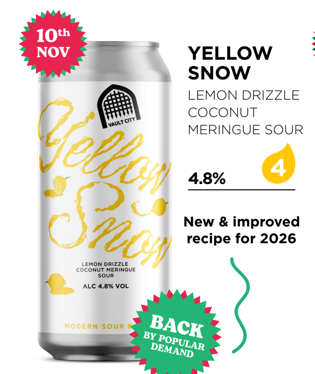 Vault City - Yellow Snow 440ml *Xmas pre Order 26*