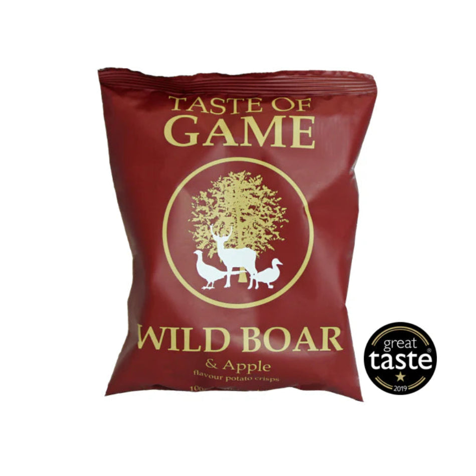 Taste of Game - Wild Boar Crisps 24 Pack