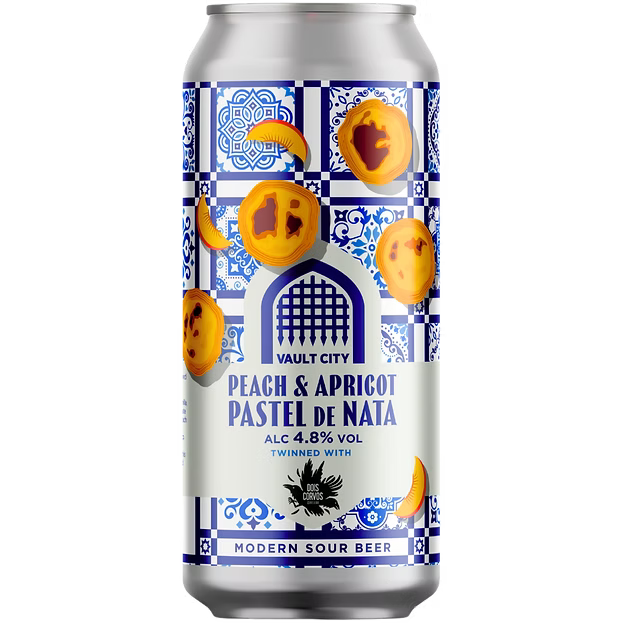 Vault City - Peach and Apricot Pastel De Nata 440ml