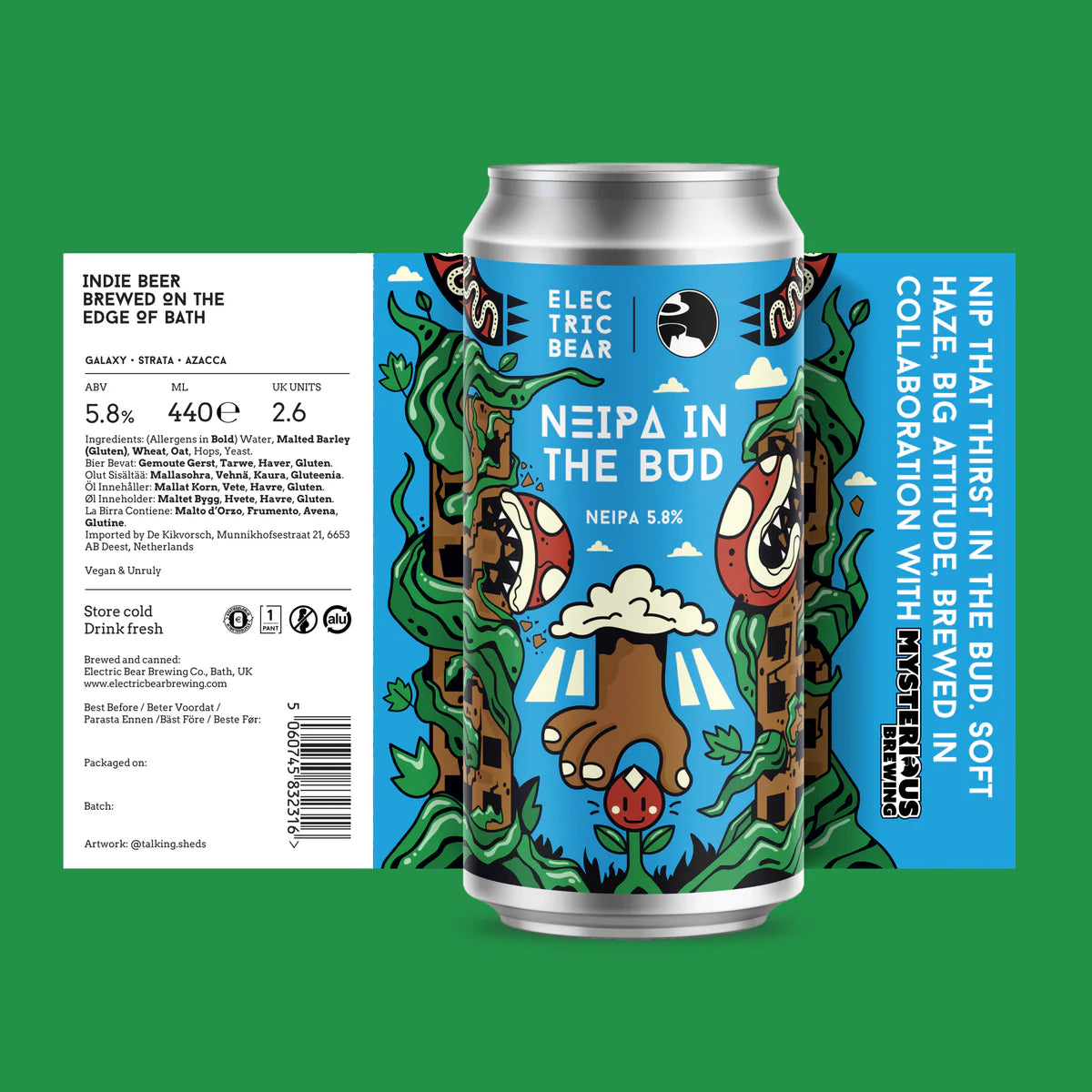 Electric Bear - NEIPA In the Bud 440ml
