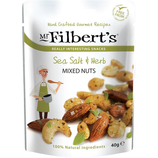 Sea Salt and Herb Mixed Nuts 20 Pack