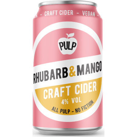 Rhubarb & Mango Craft Cider Cans