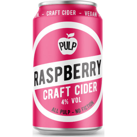Pulp - Raspberry Craft Cider 330ml – The Liquorman