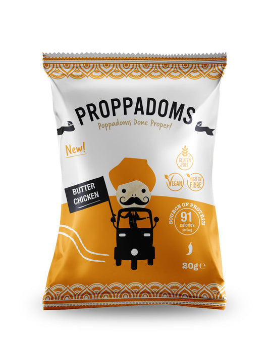 Butter Chicken Proppadoms 20g (24 Pack)