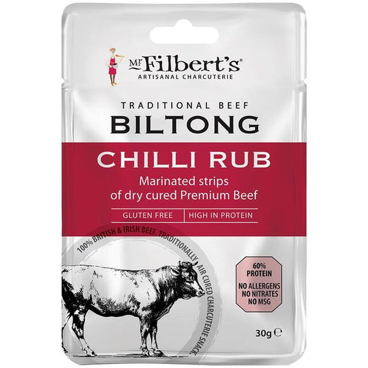 Chilli Rub Biltong 20 Pack
