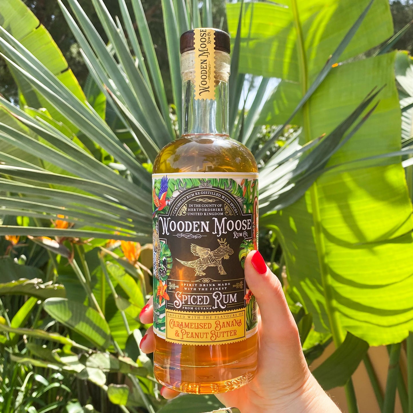 Wooden Moose - Caramelised Banana and Peanut Rum 50cl