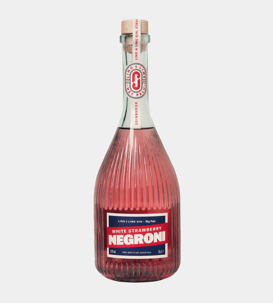 Lind & Lime x Hey Palu - White Strawberry Negroni Bottled Cocktail