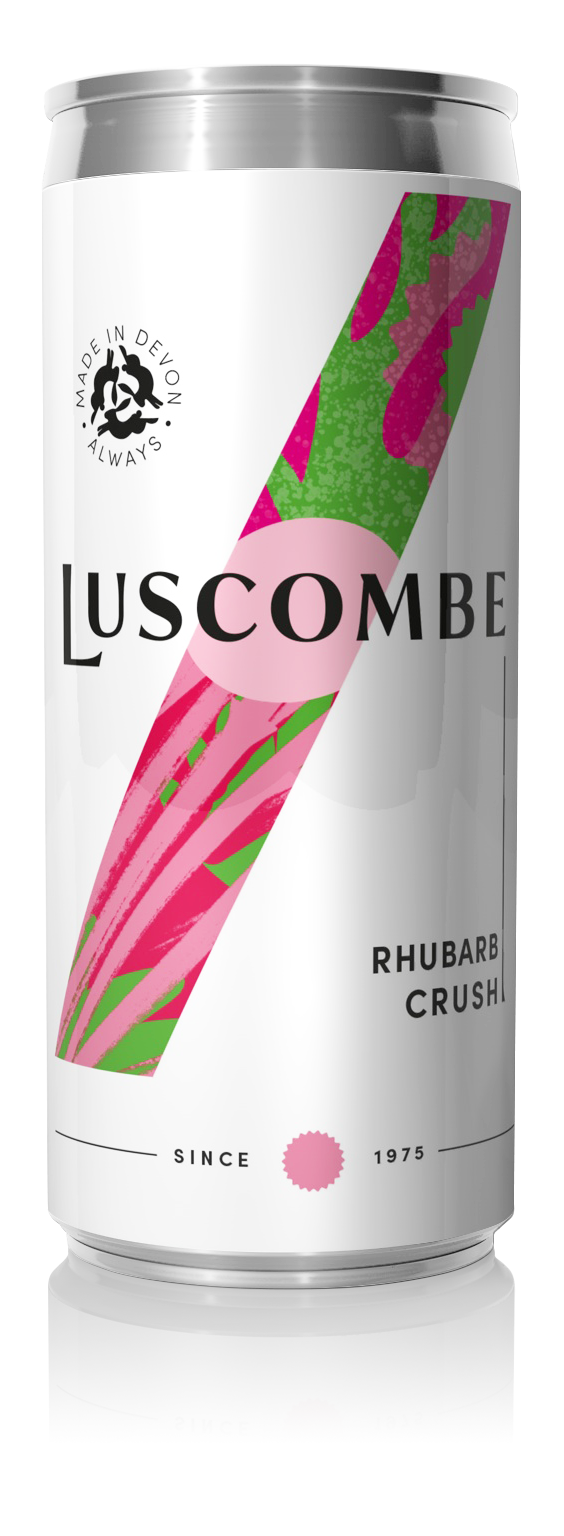 Luscombe - Rhubarb Crush 320ml (12 Pack)