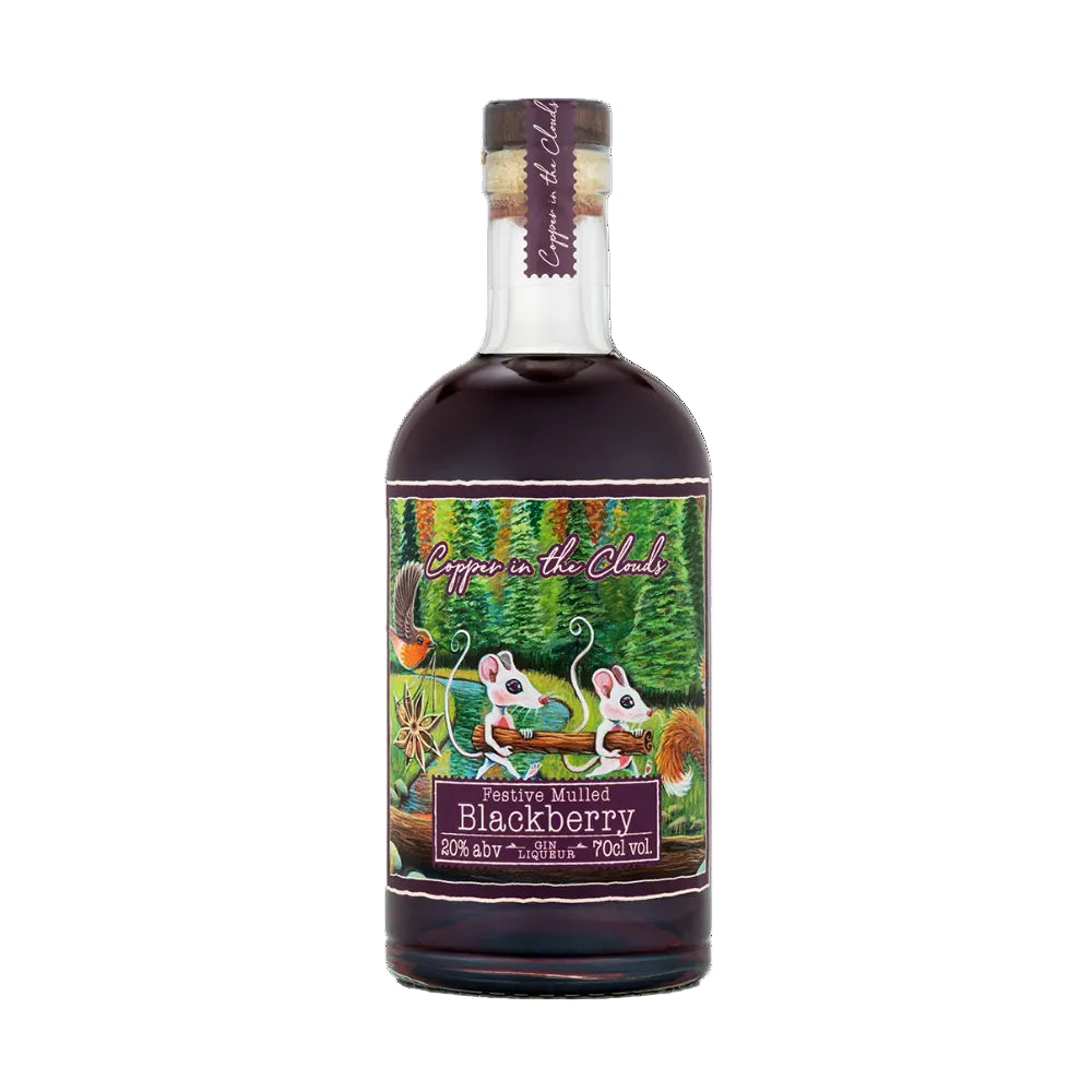 Copper in the Clouds - Festive Mulled Blackberry Gin Liqueur 70cl