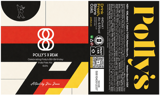 Pollys X Beak 440ml *Pollys Birthday Pre Order*