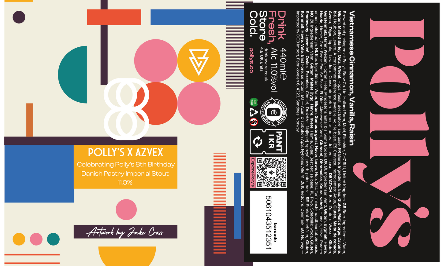 Pollys X Azvex 440ml *Pollys Birthday