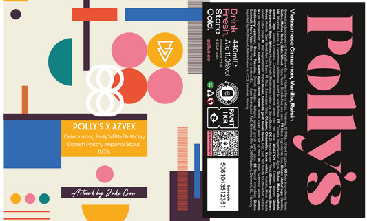 Pollys X Azvex 440ml *Pollys Birthday Pre Order*