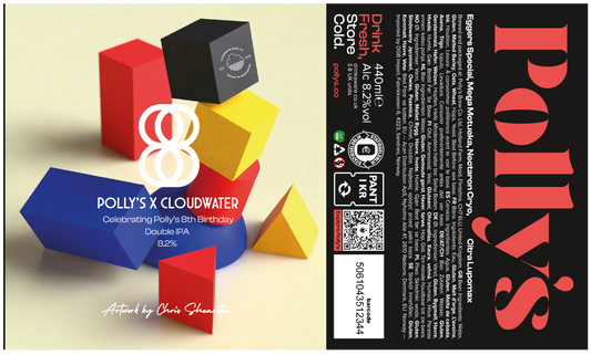 Pollys X Cloudwater 440ml *Pollys Birthday Pre Order*