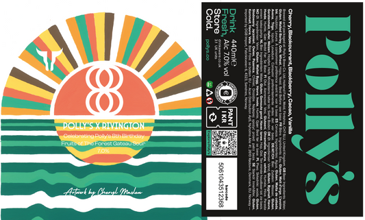Pollys X Rivington 440ml *Pollys Birthday Pre Order*