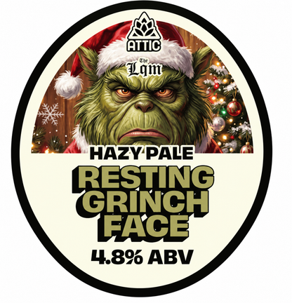 Attic X LQM - Resting Grinch Face 9G *Christmas Pre Order*