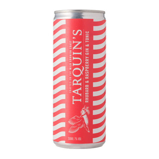 Rhubarb & Raspberry Gin & Tonic 250ml 12 Pack