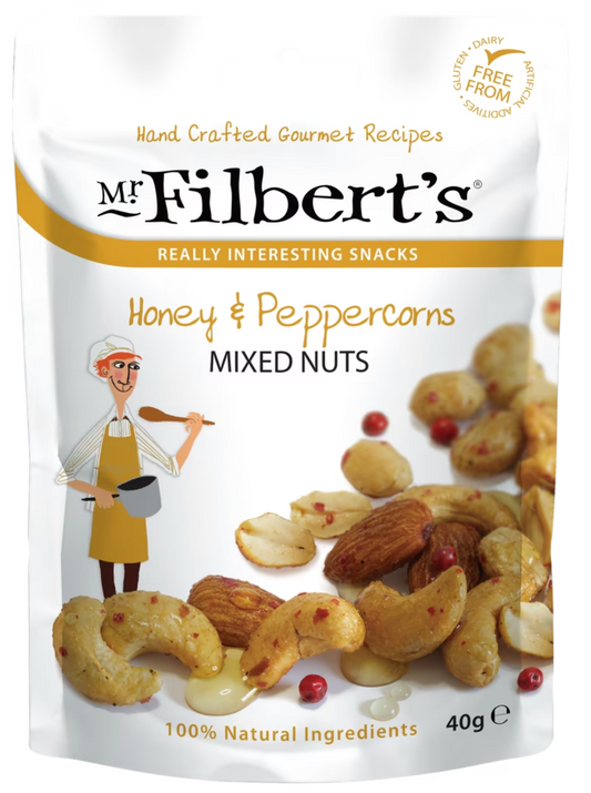 Honey and Peppercorn Mixed Nuts 20 Pack