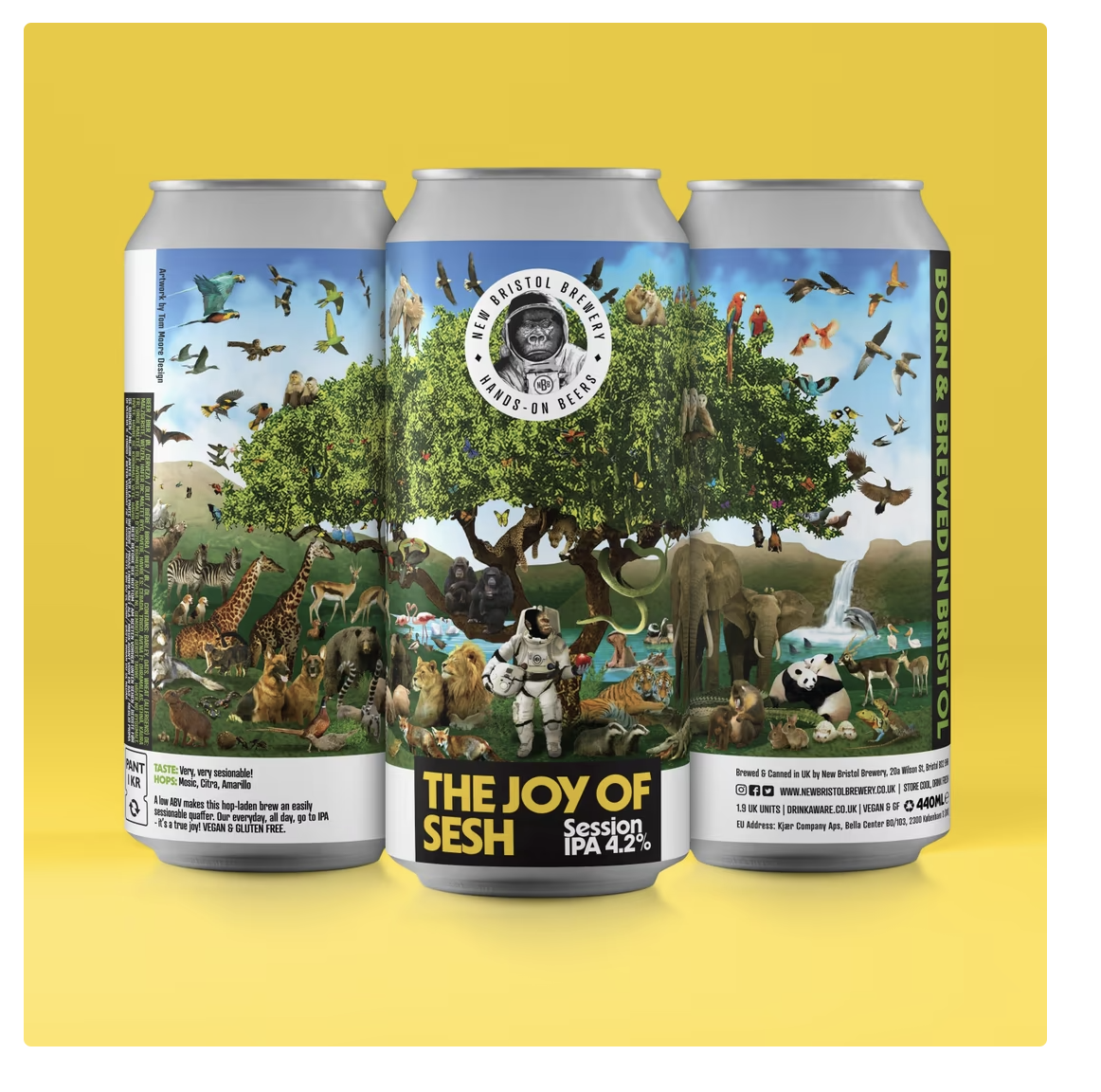 New Bristol - The Joy of Sesh GF 440ml