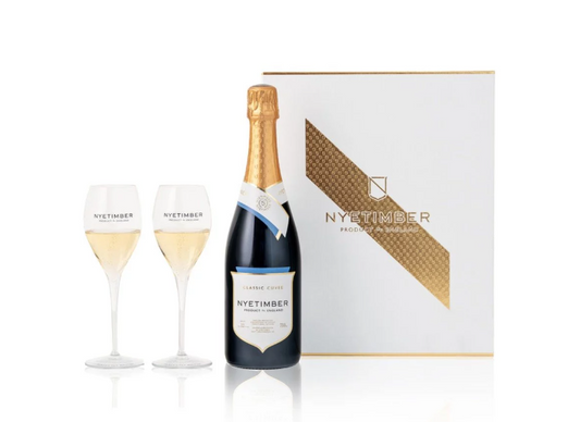 Nyetimber - Branded 2 Glass Gift Pack w/ Classic Cuveé