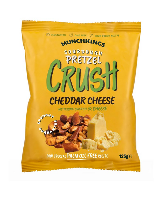 Cheddar Cheese Pretzel Crush 125G (9 Pack)