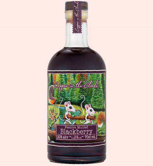 Festive Mulled Blackberry Gin Liqueur