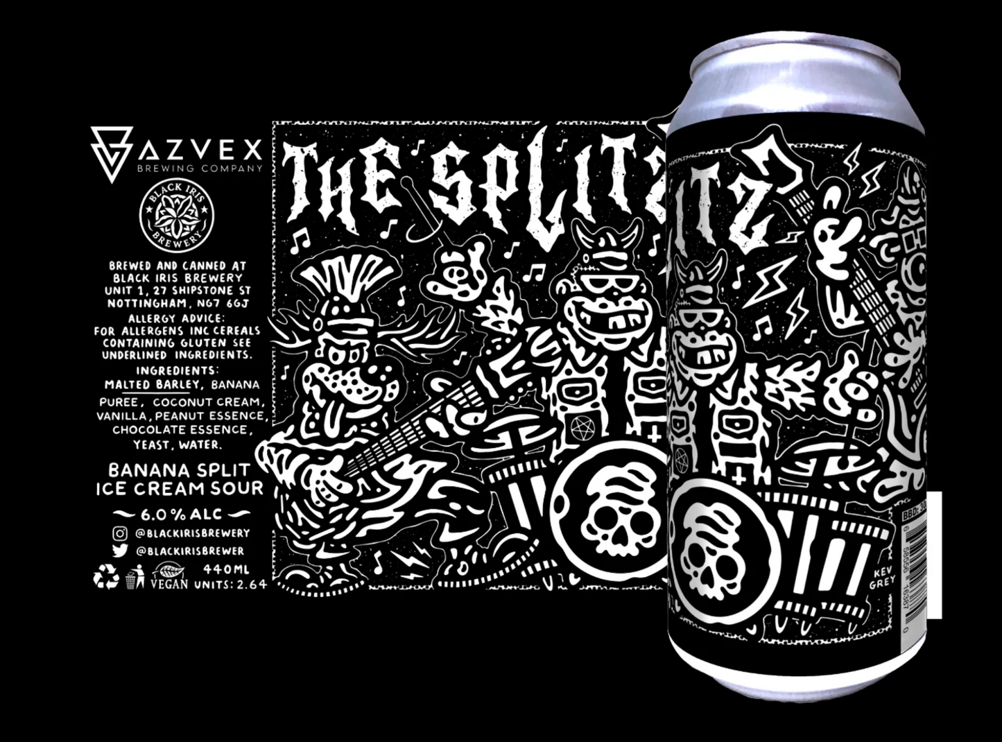 Black Iris - The Splitz 440ml