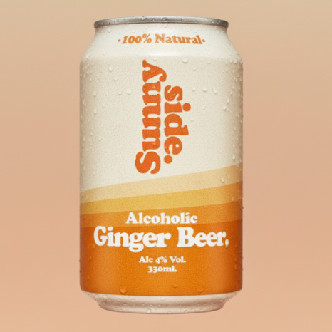 Sunny Side - Alcoholic Ginger Beer GF Cans 330ml 12 Pack