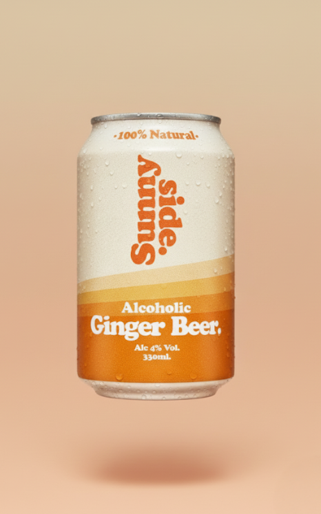 Sunny Side - Alcoholic Ginger Beer GF Cans 12 Pack