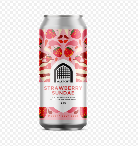 Vault City - Strawberry Sundae 440ml