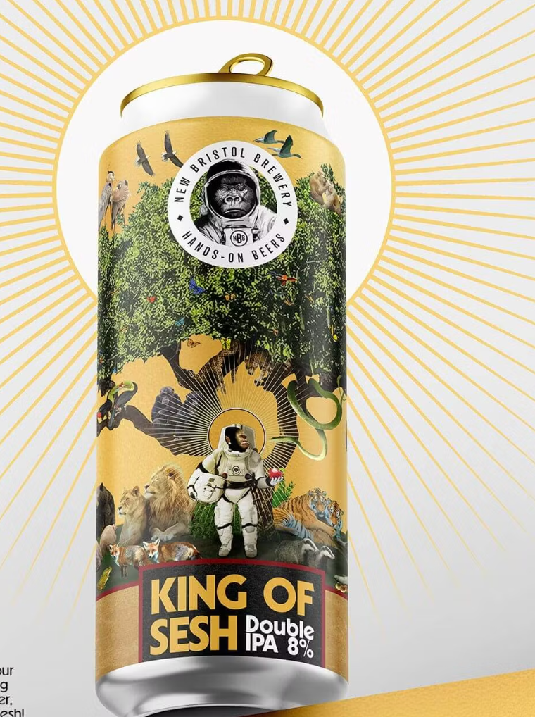 New Bristol - The King Of Sesh Double IPA 8 440ml