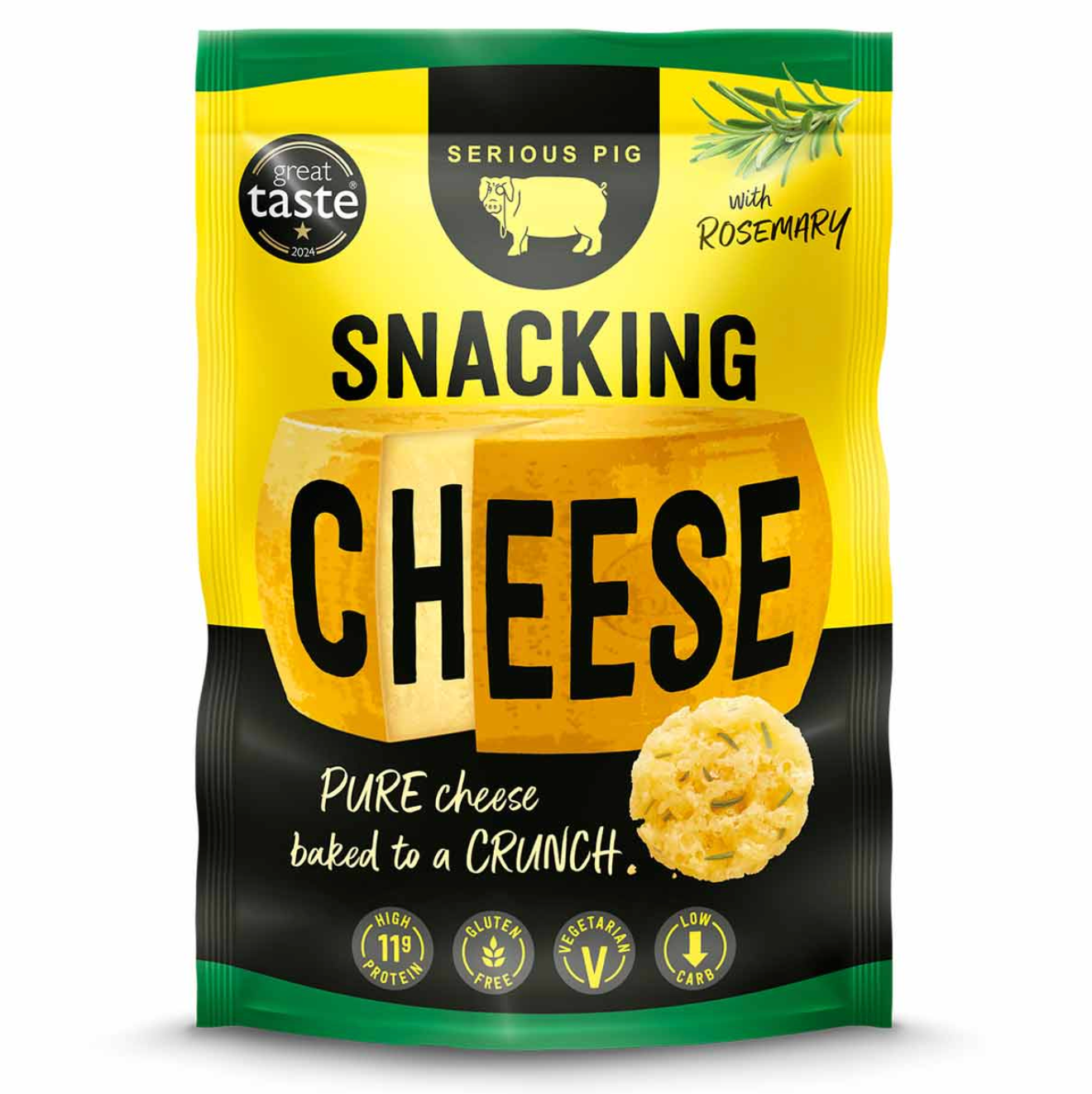 Serious Pig - Snacking Cheese Rosemary 24 Pack
