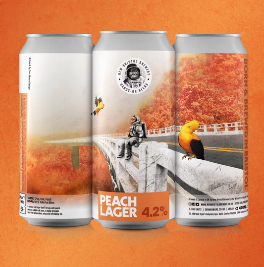 New Bristol - Peach Lager 440ml