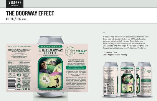 Verdant x Left Handed Giant- The Doorway Effect 440ml
