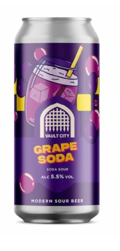 Vault City - Grape Soda 440ml