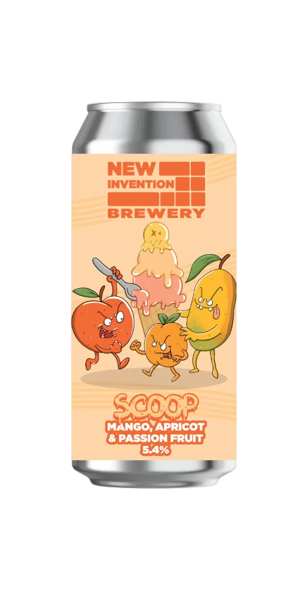 New Invention - Scoop - Mango, Apricot, Passionfruit 440ml