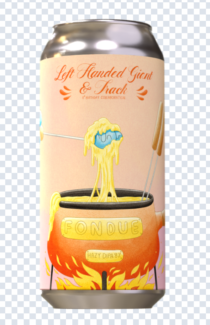 Left Handed Giant X Track - Fondue DIPA 440ml *PRE ORDER*