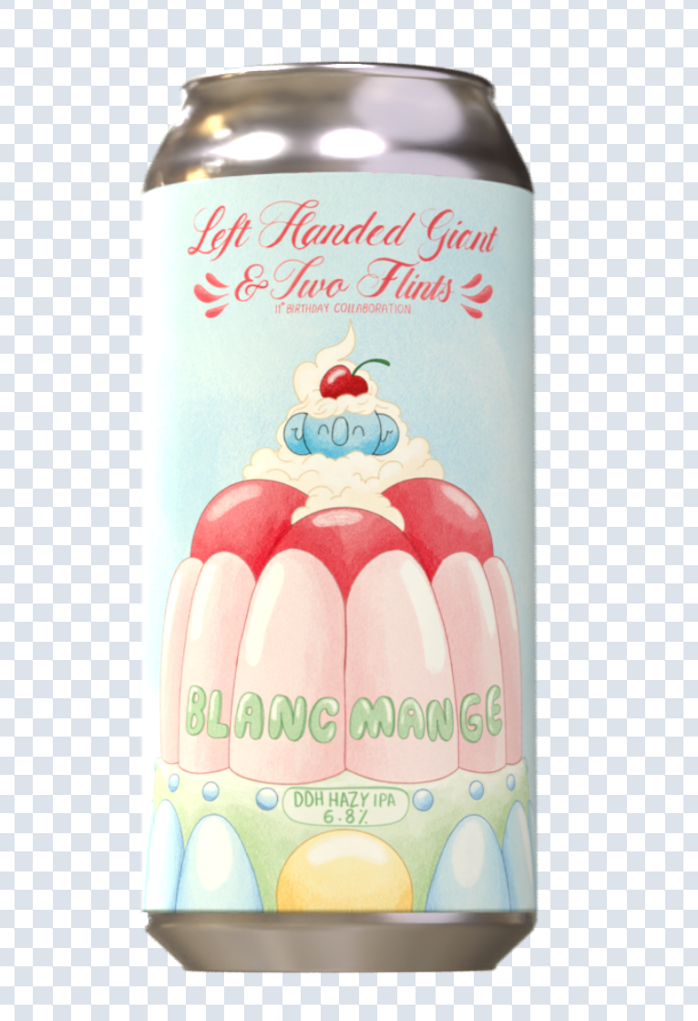 Left Handed Giant X Two Flints Blancmange 440ml *PRE ORDER*