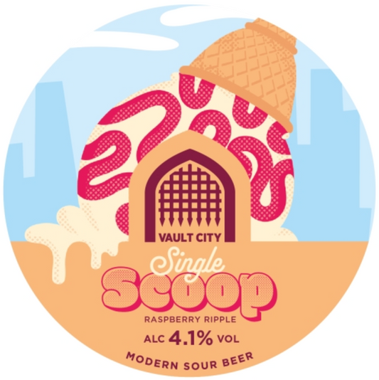 Vault City - Raspberry Ripple Single Scoop 30L